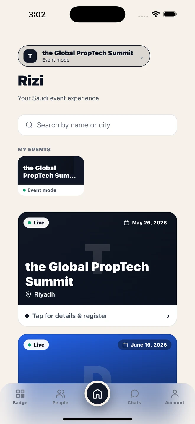 Visitor — English review screen